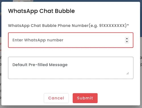 WhatsApp Chat Website